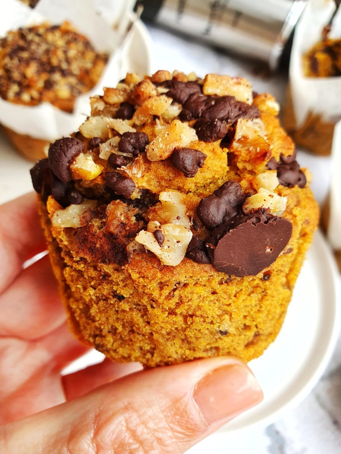 Me gusta comer sano MUFFINS DE CALABAZA saludables y sin azúcar