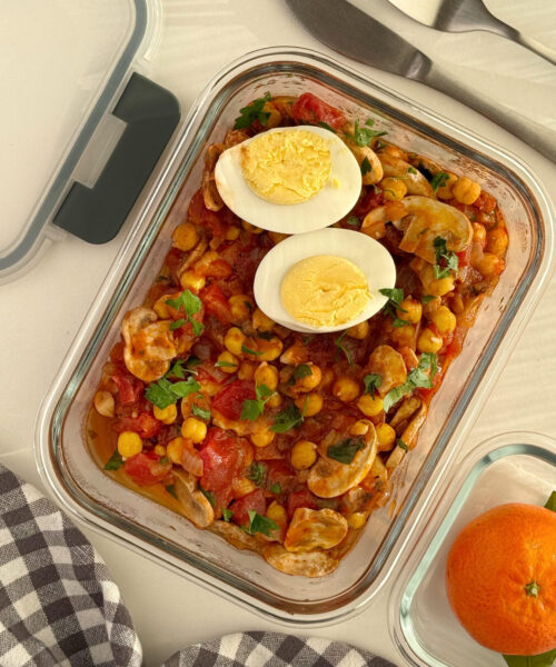 1. Tuper garbanzos