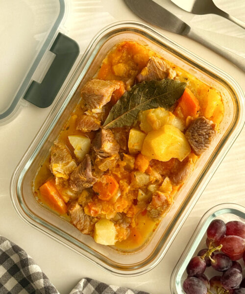 2, Tuper estofado de pavo