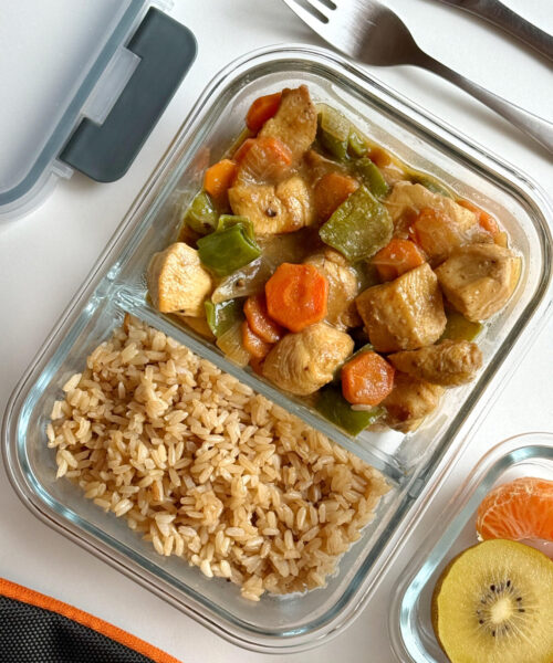 2. pollo al estilo chino con verduras