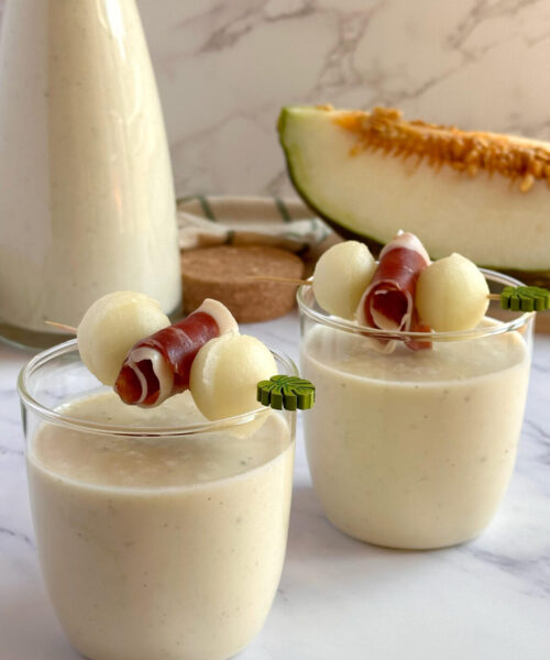 Ajoblanco de melón Ajoblanco de melón