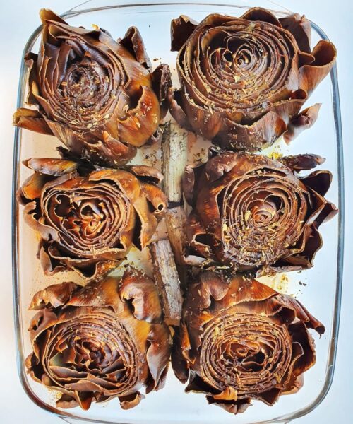 ALCACHOFAS AL PUÑETAZO